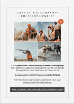 Travel South Dakota Pheasant Hunters Casting Flyer.png